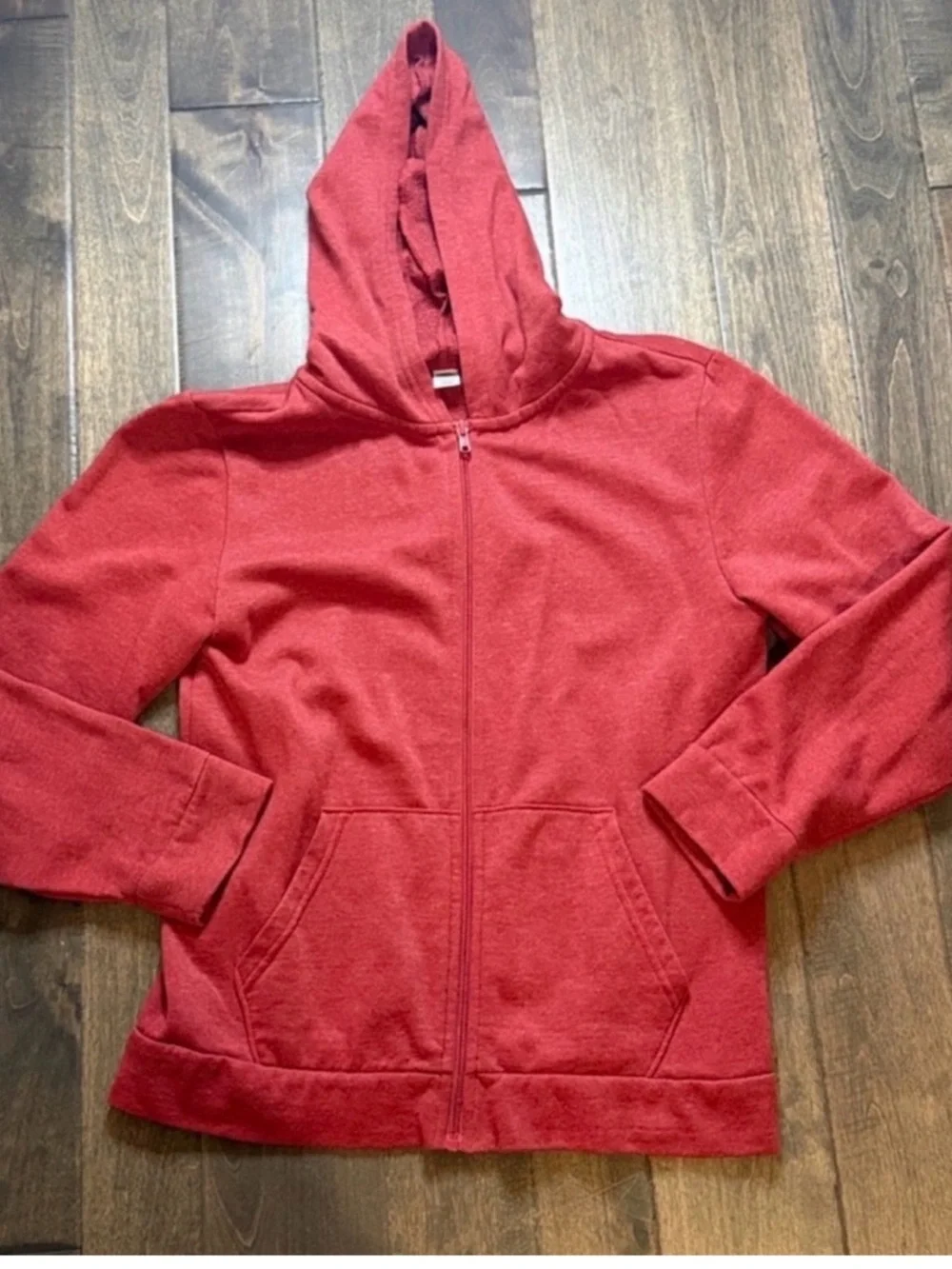Old Navy Kids Red Full Zip Hoodie Sweatshirt XL 14-16